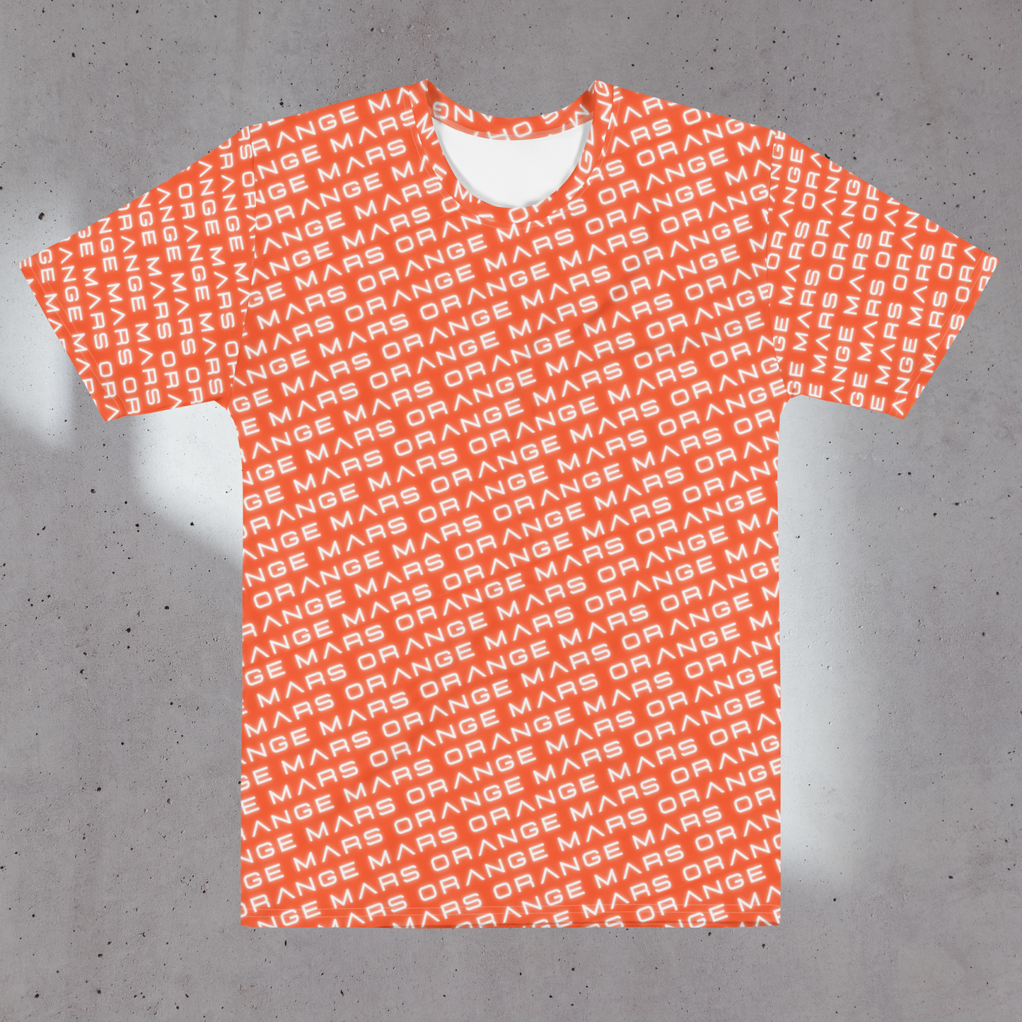Le modèle "ALL OVER MARS TEE" est LE tee-shirt 100% orange vision : t shirt orange fluo pour le sport il apporte dynamisme, énergie, et style en toute circonstance à votre tenue. La matière a été choisie pour être souple, douce, et confortable, avec un "toucher" coton qui ne ternit pas au lavage. Ce modèle existe en noir, blanc et orange. Crédits Photographie ©Astrid Manoukian / ORANGE MARS OFFICIAL - SHOP ONLINE