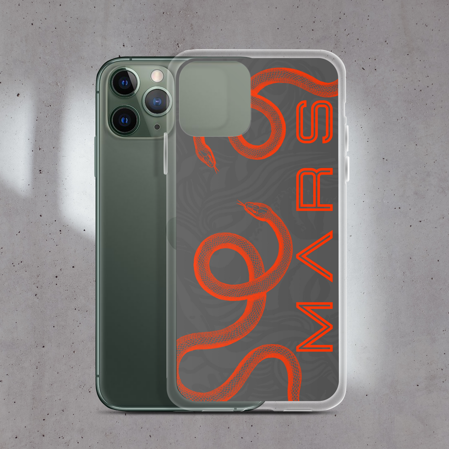 GREY - SNAKE MARS COQUE iPHONE