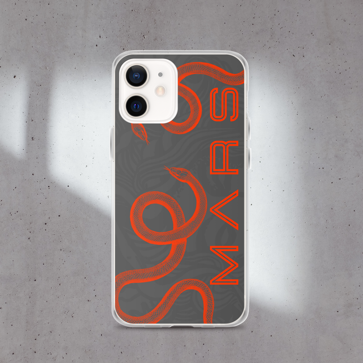 GREY - SNAKE MARS COQUE iPHONE