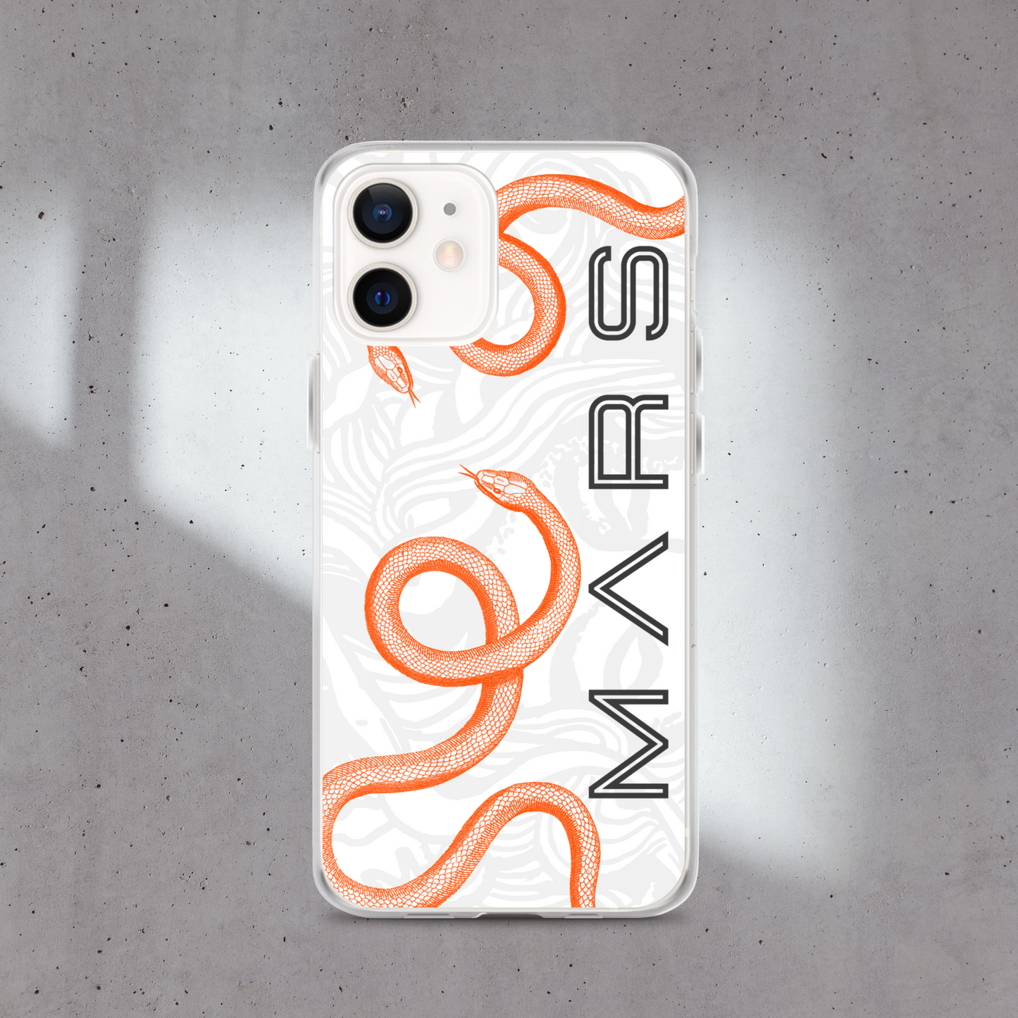 WHITE - SNAKE MARS COQUE iPHONE