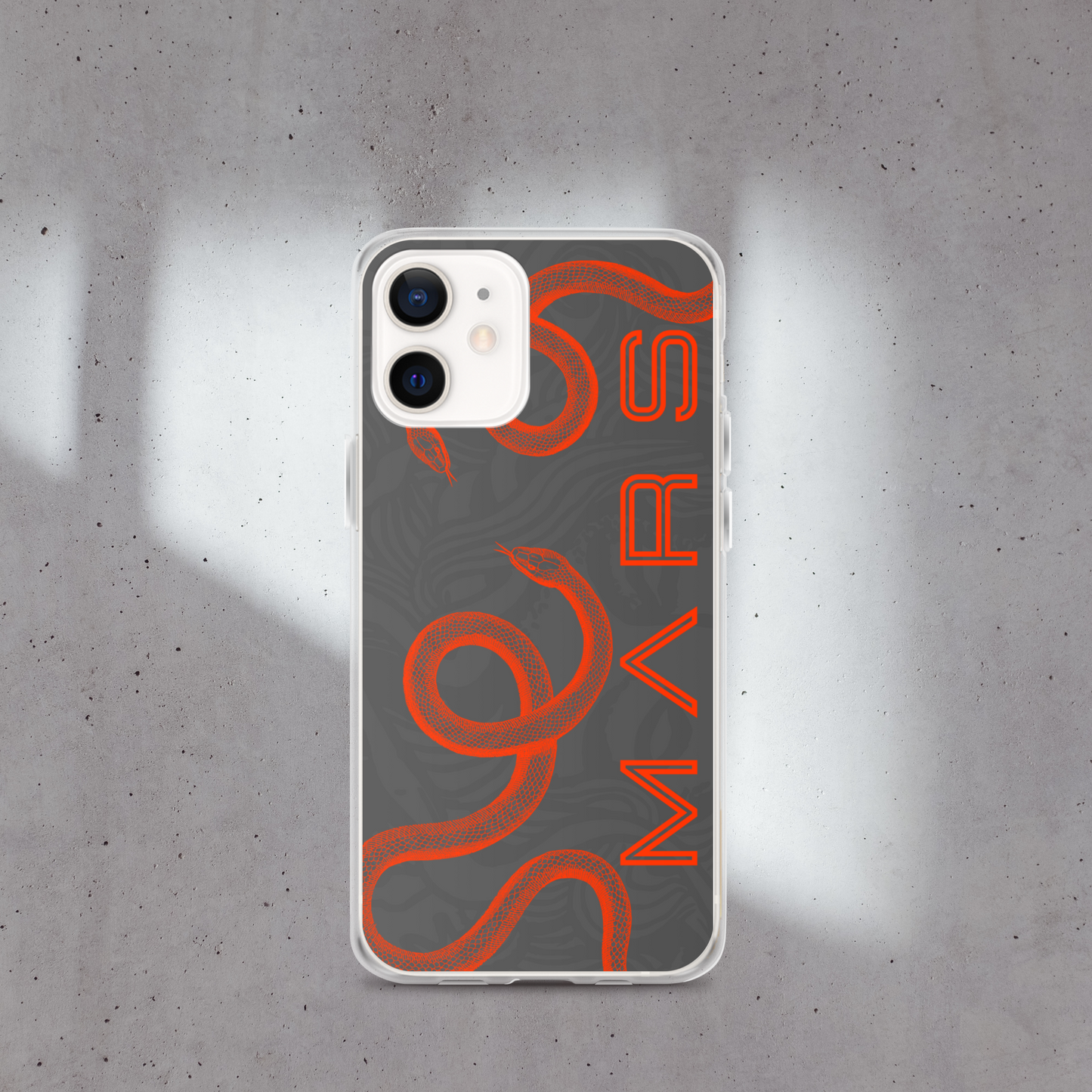 GREY - SNAKE MARS COQUE iPHONE
