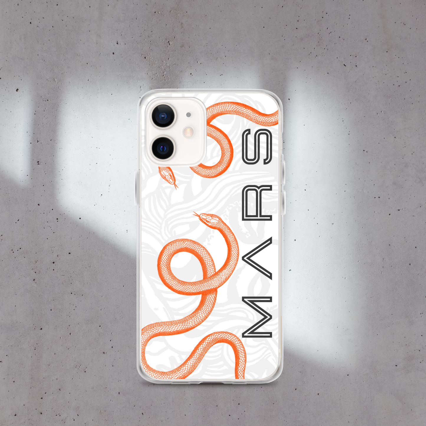 WHITE - SNAKE MARS COQUE iPHONE