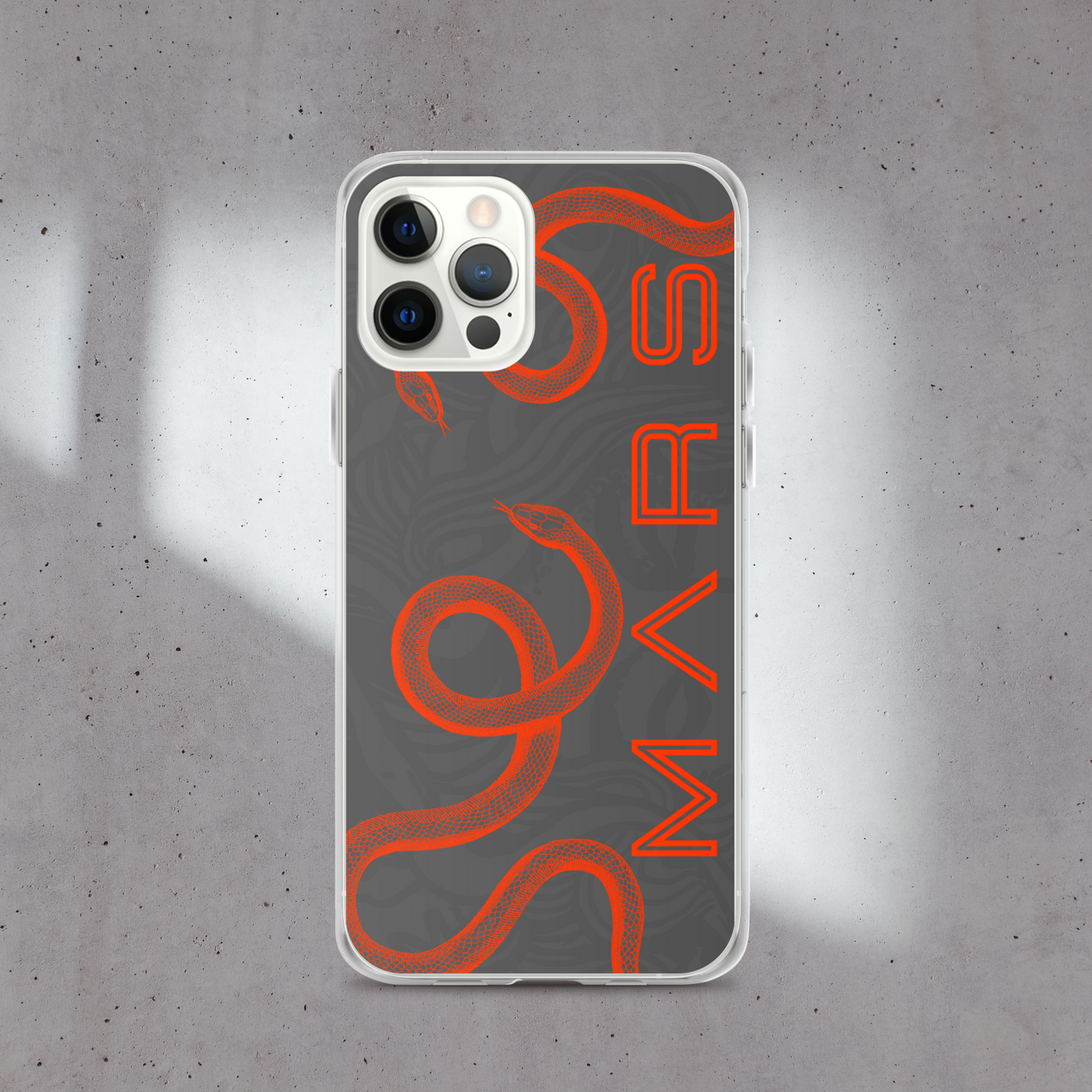 GREY - SNAKE MARS COQUE iPHONE