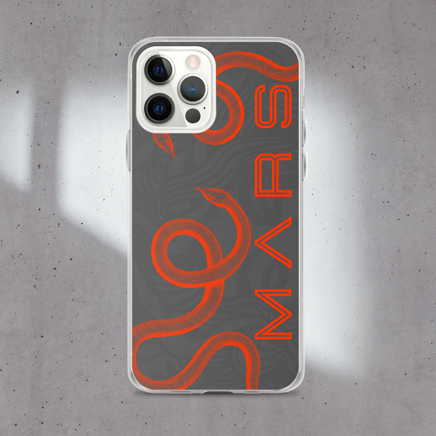 GREY - SNAKE MARS COQUE iPHONE