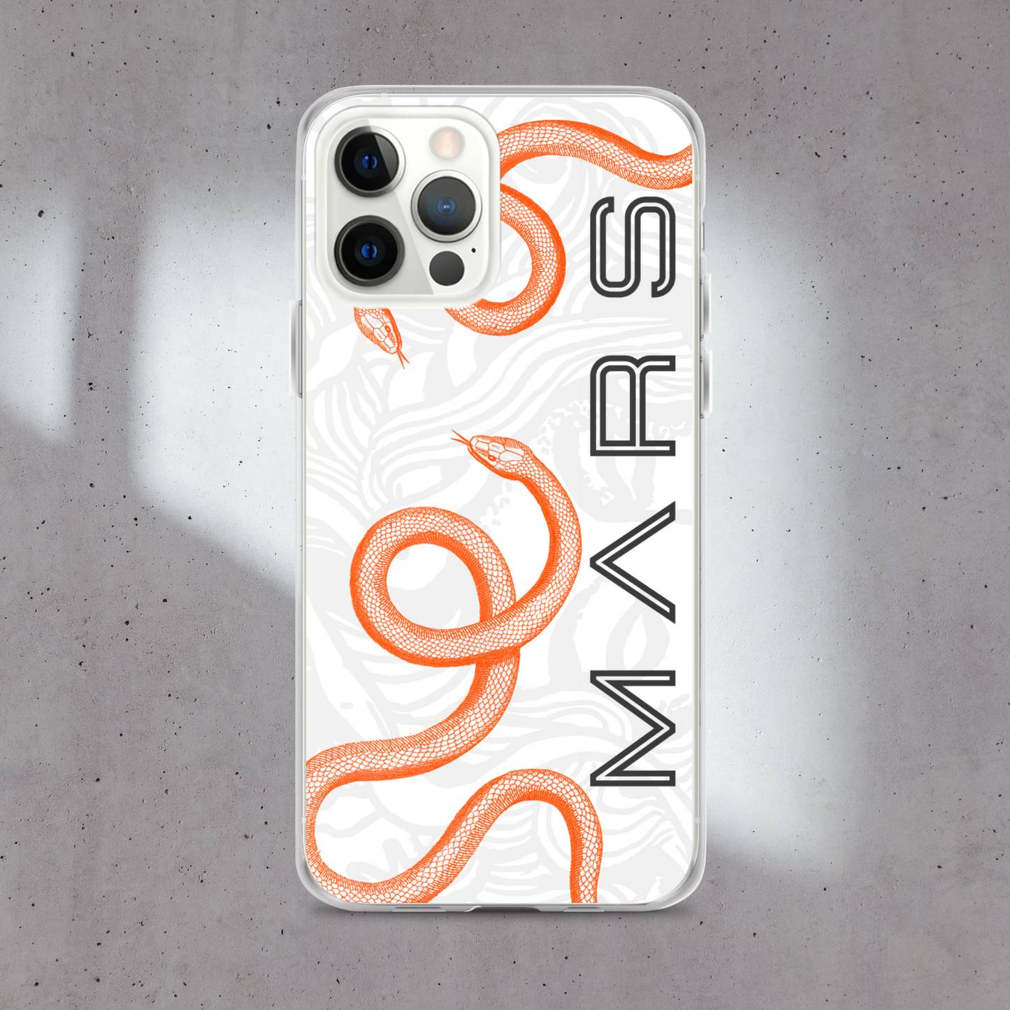 WHITE - SNAKE MARS COQUE iPHONE