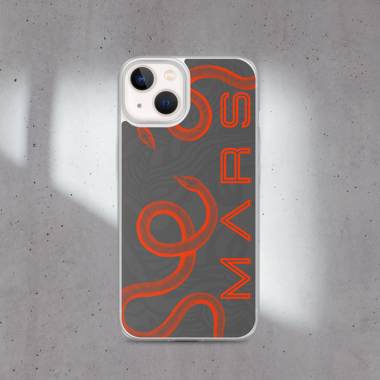 GREY - SNAKE MARS COQUE iPHONE
