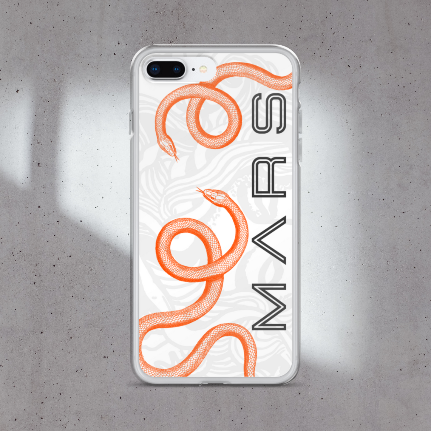 WHITE - SNAKE MARS COQUE iPHONE