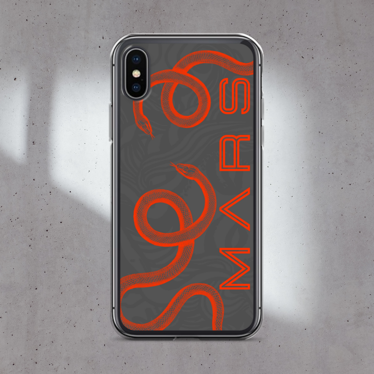 GREY - SNAKE MARS COQUE iPHONE