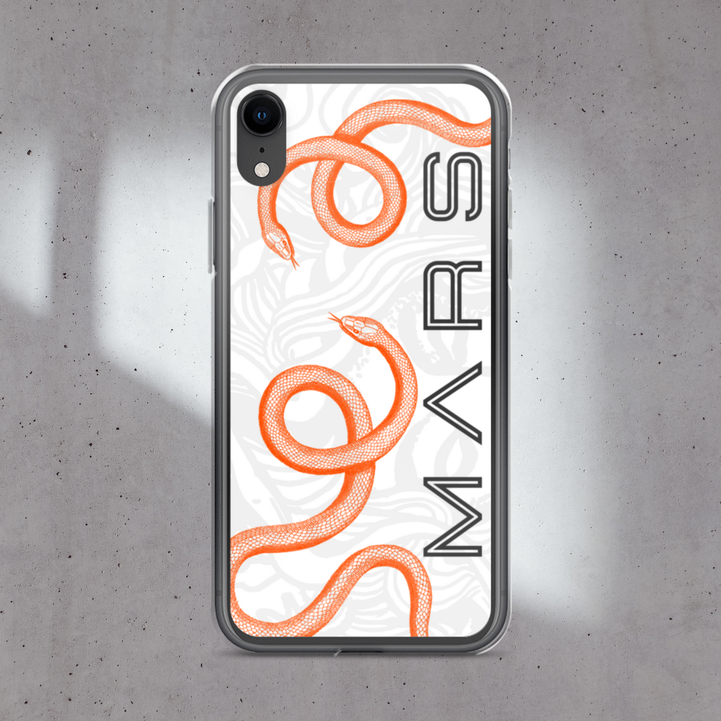 WHITE - SNAKE MARS COQUE iPHONE