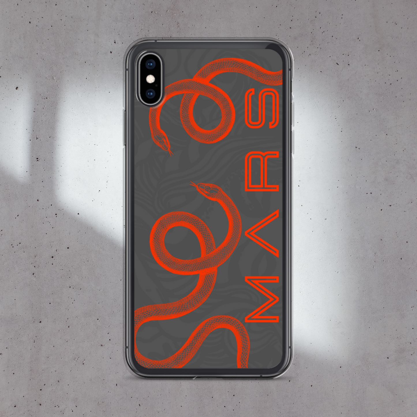 GREY - SNAKE MARS COQUE iPHONE