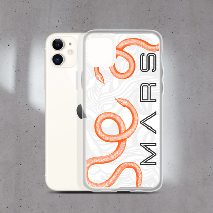 WHITE - SNAKE MARS COQUE iPHONE