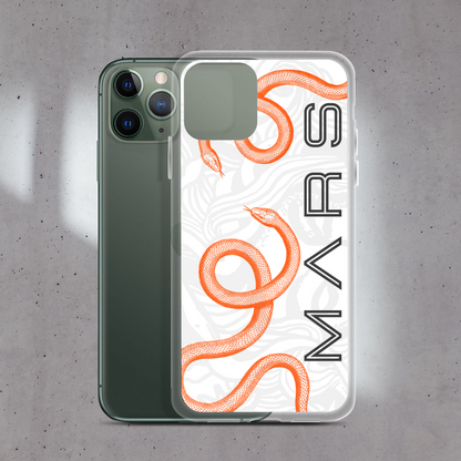 WHITE - SNAKE MARS COQUE iPHONE