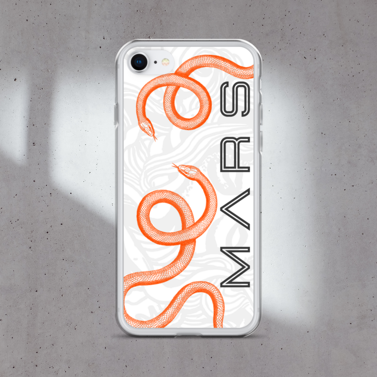 WHITE - SNAKE MARS COQUE iPHONE